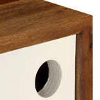 vidaXL Buffet Bois de Sesham Massif 46,5x11,8x26