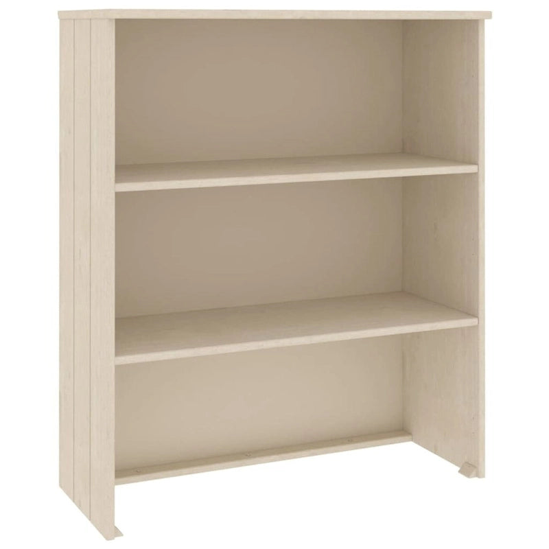 vidaXL Dessus d'armoire pour buffet haut avec étagères HAMAR Pin massif – 33,5x13,8x39,4