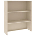 vidaXL Dessus d'armoire pour buffet haut avec étagères HAMAR Pin massif – 33,5x13,8x39,4