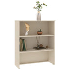 vidaXL Dessus d'armoire pour buffet haut avec étagères HAMAR Pin massif – 33,5x13,8x39,4