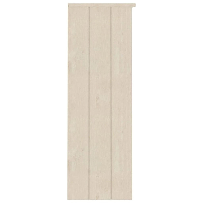 vidaXL Dessus d'armoire pour buffet haut avec étagères HAMAR Pin massif – 33,5x13,8x39,4