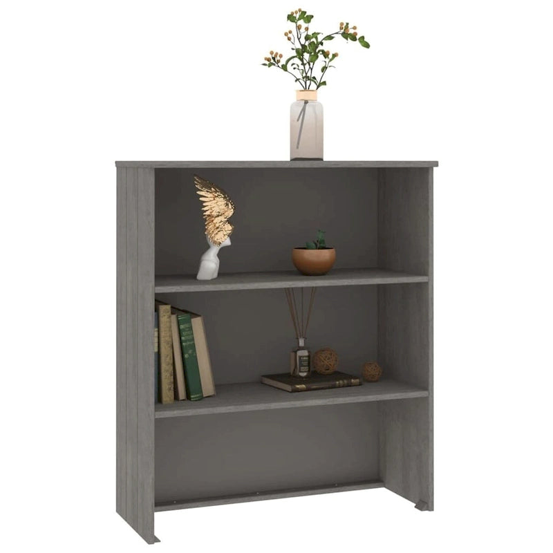 vidaXL Dessus d'armoire pour buffet haut avec étagères HAMAR Pin massif – 33,5x13,8x39,4