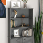 vidaXL Dessus d'armoire pour buffet haut avec étagères HAMAR Pin massif – 33,5x13,8x39,4