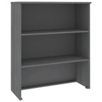 vidaXL Dessus d'armoire pour buffet haut avec étagères HAMAR Pin massif – 33,5x13,8x39,4