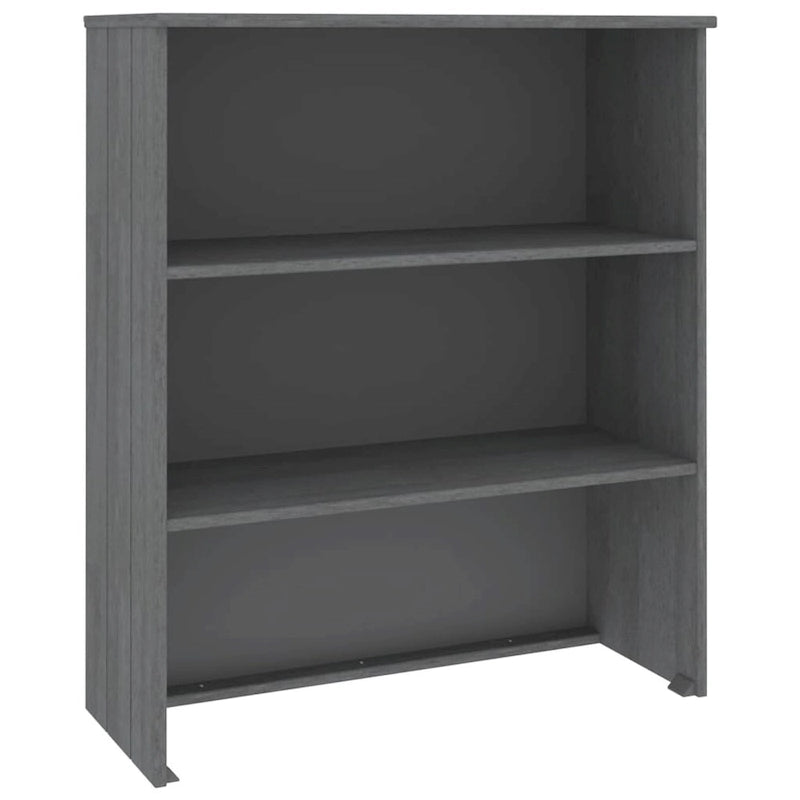 vidaXL Dessus d'armoire pour buffet haut avec étagères HAMAR Pin massif – 33,5x13,8x39,4