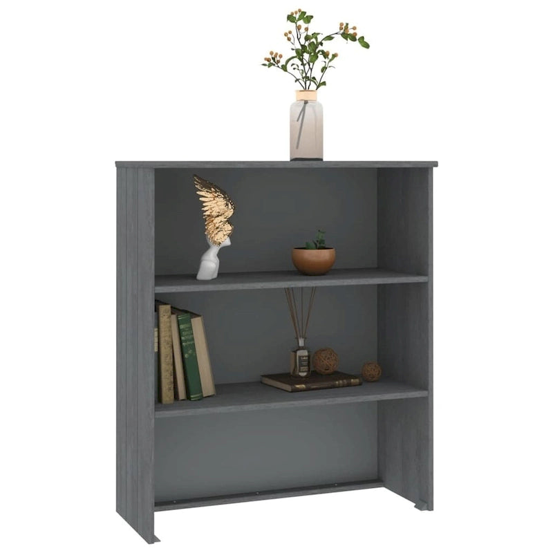vidaXL Dessus d'armoire pour buffet haut avec étagères HAMAR Pin massif – 33,5x13,8x39,4