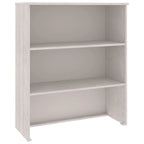 vidaXL Dessus d'armoire pour buffet haut avec étagères HAMAR Pin massif – 33,5x13,8x39,4