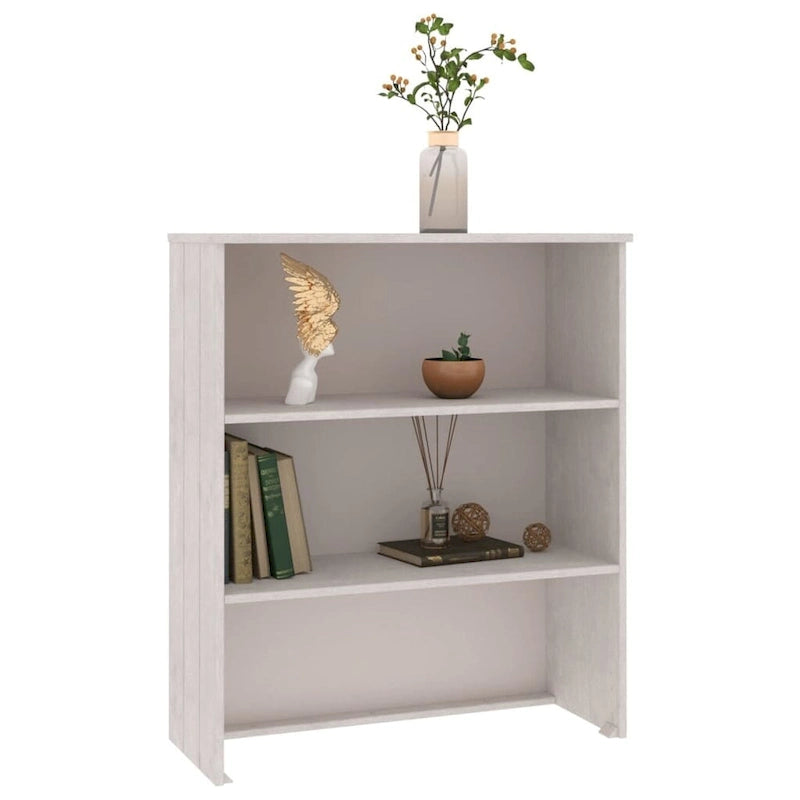 vidaXL Dessus d'armoire pour buffet haut avec étagères HAMAR Pin massif – 33,5x13,8x39,4