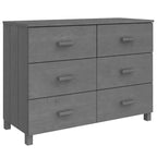 vidaXL Buffet Armoire Console avec Rangement HAMAR Bois de Pin Massif - 44,5x15,7x31,5