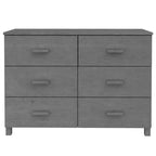 vidaXL Buffet Armoire Console avec Rangement HAMAR Bois de Pin Massif - 44,5x15,7x31,5