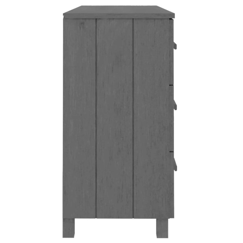 vidaXL Buffet Armoire Console avec Rangement HAMAR Bois de Pin Massif - 44,5x15,7x31,5