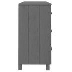vidaXL Buffet Armoire Console avec Rangement HAMAR Bois de Pin Massif - 44,5x15,7x31,5