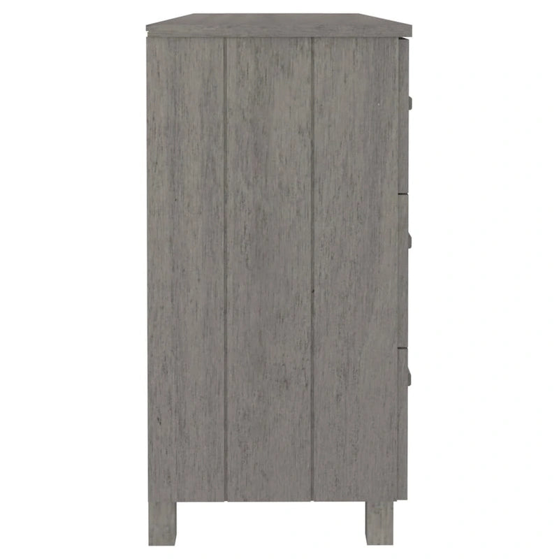 vidaXL Buffet Armoire Console avec Rangement HAMAR Bois de Pin Massif - 44,5x15,7x31,5