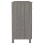 vidaXL Buffet Armoire Console avec Rangement HAMAR Bois de Pin Massif - 44,5x15,7x31,5