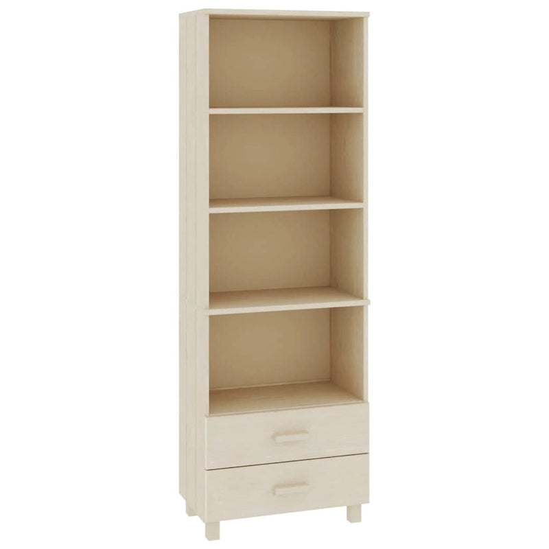 vidaXL Bibliothèque Armoire d'entrée avec rangement HAMAR Bois de pin massif - 60x35x180 cm