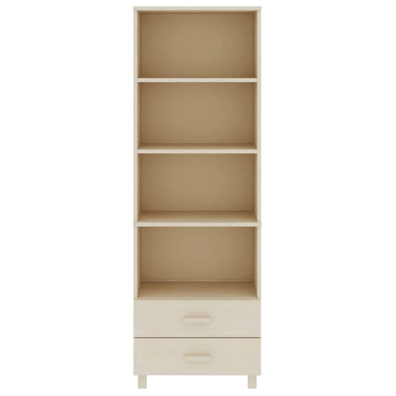 vidaXL Bibliothèque Armoire d'entrée avec rangement HAMAR Bois de pin massif - 60x35x180 cm