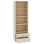 vidaXL Bibliothèque Armoire d'entrée avec rangement HAMAR Bois de pin massif - 60x35x180 cm
