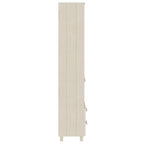 vidaXL Bibliothèque Armoire d'entrée avec rangement HAMAR Bois de pin massif - 60x35x180 cm