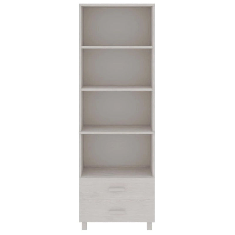 vidaXL Bibliothèque Armoire d'entrée avec rangement HAMAR Bois de pin massif - 60x35x180 cm