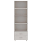 vidaXL Bibliothèque Armoire d'entrée avec rangement HAMAR Bois de pin massif - 60x35x180 cm