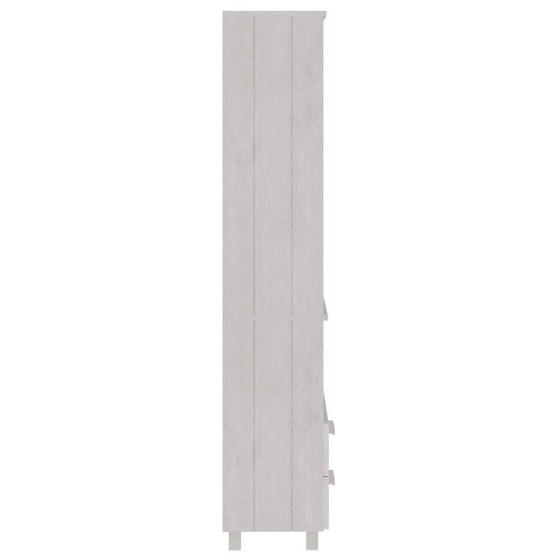 vidaXL Bibliothèque Armoire d'entrée avec rangement HAMAR Bois de pin massif - 60x35x180 cm