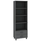 vidaXL Bibliothèque Armoire d'entrée avec rangement HAMAR Bois de pin massif - 60x35x180 cm