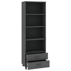vidaXL Bibliothèque Armoire d'entrée avec rangement HAMAR Bois de pin massif - 60x35x180 cm