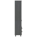 vidaXL Bibliothèque Armoire d'entrée avec rangement HAMAR Bois de pin massif - 60x35x180 cm