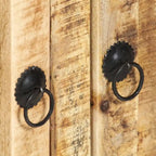 vidaXL Buffet 67,7x13,8x31,5 cm Bois de manguier massif