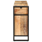 vidaXL Buffet 67,7x13,8x31,5 cm Bois de manguier massif
