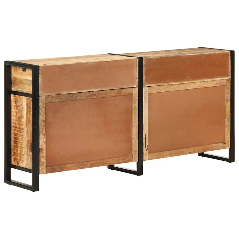 vidaXL Buffet 67,7x13,8x31,5 cm Bois de manguier massif