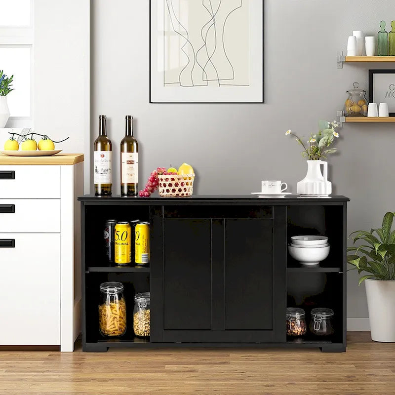 Meuble de rangement de cuisine empilable antique avec étagère réglable en hauteur - 42 x 13 x 23,5 (L x l x H)