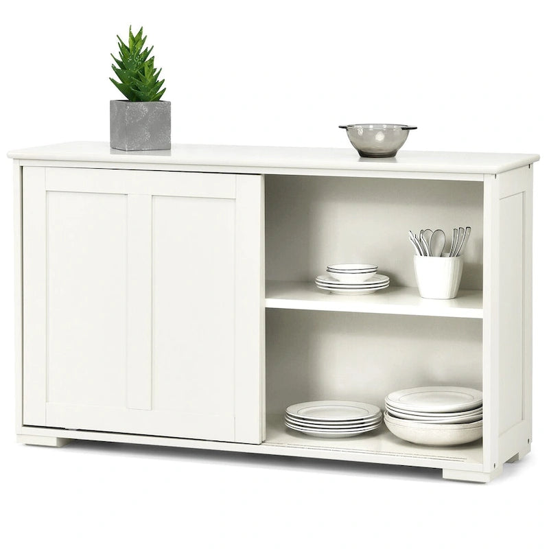Meuble de rangement de cuisine empilable antique avec étagère réglable en hauteur - 42 x 13 x 23,5 (L x l x H)