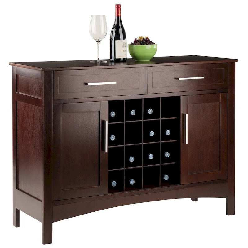 Buffet Gordon, Cappuccino - 43.7L x 16.1P x 32.2H