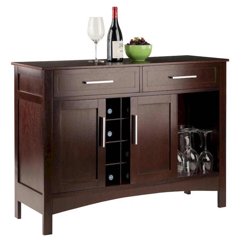 Buffet Gordon, Cappuccino - 43.7L x 16.1P x 32.2H