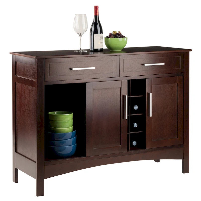 Buffet Gordon, Cappuccino - 43.7L x 16.1P x 32.2H