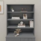 vidaXL Dessus de meuble pour buffet haut de couloir HAMAR en bois de pin massif - 90 x 30 x 100 cm
