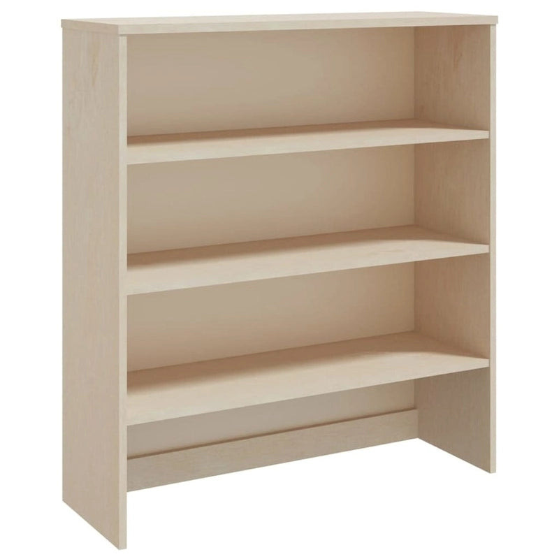 vidaXL Dessus de meuble pour buffet haut de couloir HAMAR en bois de pin massif - 90 x 30 x 100 cm