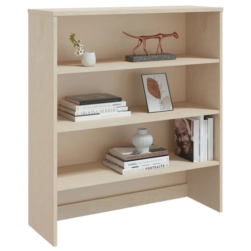 vidaXL Dessus de meuble pour buffet haut de couloir HAMAR en bois de pin massif - 90 x 30 x 100 cm