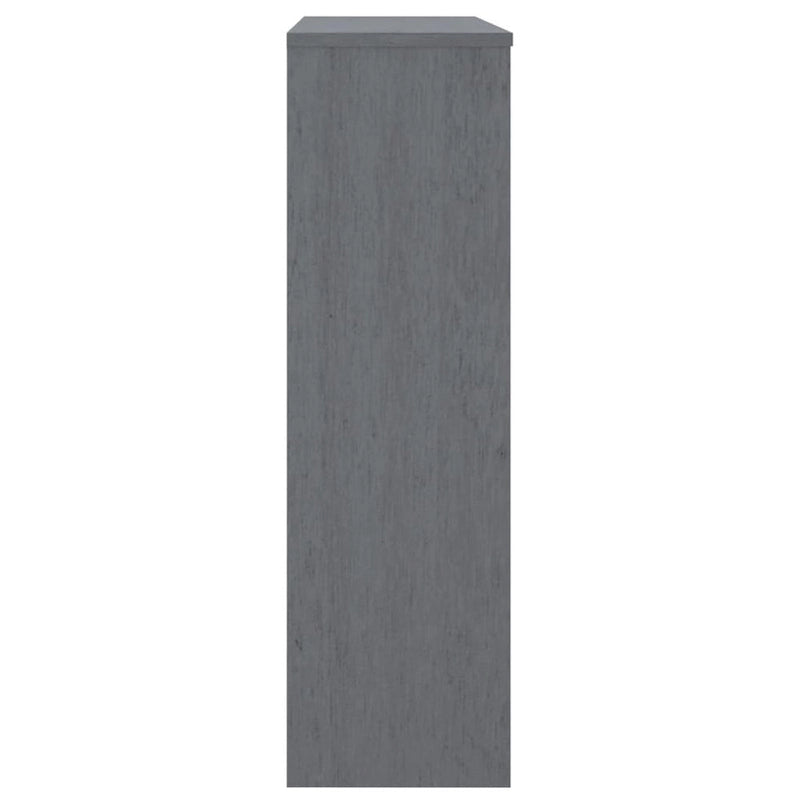 vidaXL Dessus de meuble pour buffet haut de couloir HAMAR en bois de pin massif - 90 x 30 x 100 cm