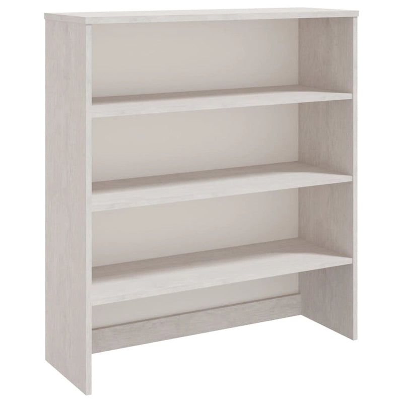 vidaXL Dessus de meuble pour buffet haut de couloir HAMAR en bois de pin massif - 90 x 30 x 100 cm