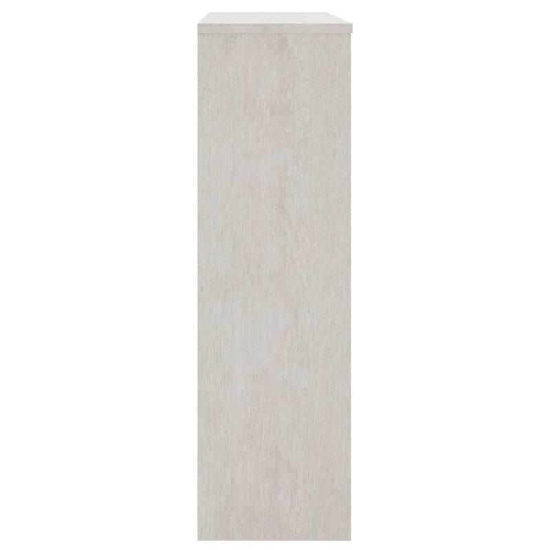 vidaXL Dessus de meuble pour buffet haut de couloir HAMAR en bois de pin massif - 90 x 30 x 100 cm