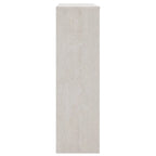vidaXL Dessus de meuble pour buffet haut de couloir HAMAR en bois de pin massif - 90 x 30 x 100 cm
