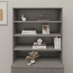 vidaXL Dessus de meuble pour buffet haut de couloir HAMAR en bois de pin massif - 90 x 30 x 100 cm