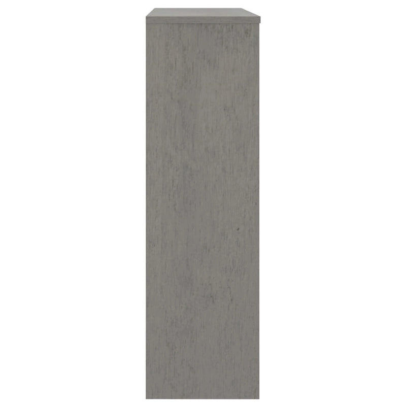 vidaXL Dessus de meuble pour buffet haut de couloir HAMAR en bois de pin massif - 90 x 30 x 100 cm