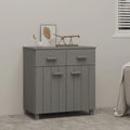 vidaXL Buffet console avec rangement HAMAR en bois de pin massif - 79x40x80 cm