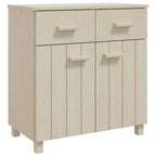 vidaXL Buffet console avec rangement HAMAR en bois de pin massif - 79x40x80 cm