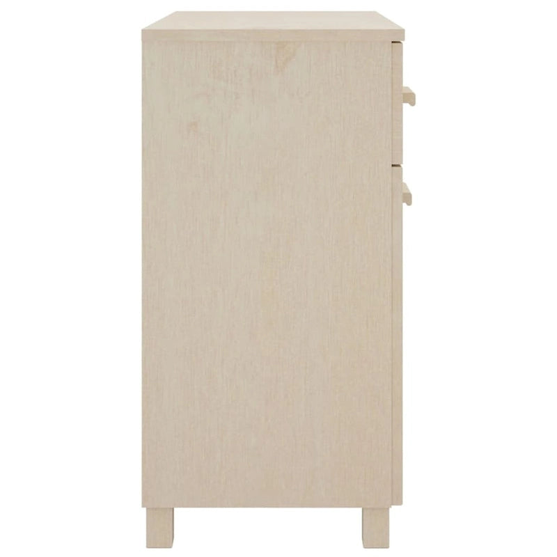 vidaXL Buffet console avec rangement HAMAR en bois de pin massif - 79x40x80 cm