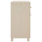 vidaXL Buffet console avec rangement HAMAR en bois de pin massif - 79x40x80 cm