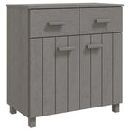 vidaXL Buffet console avec rangement HAMAR en bois de pin massif - 79x40x80 cm